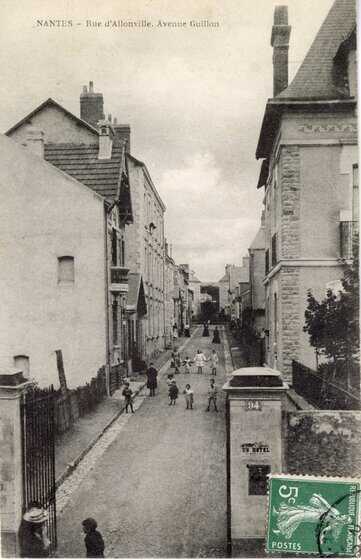 L’avenue Guillon, située rue d’Allonville
