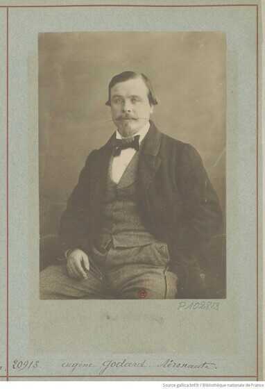 Portrait de l’aéronaute Eugène Godard