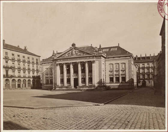 Le Muséum peu après son inauguration