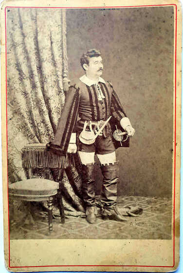 Portrait d’Alfred Laidet au Théâtre d’Aix en 1884