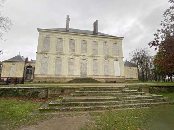 Façade sud du château du Blottereau à Doulon