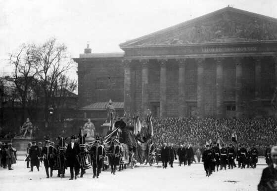 Obsèques d’Aristide Briand à Paris, le 12 mars 1932