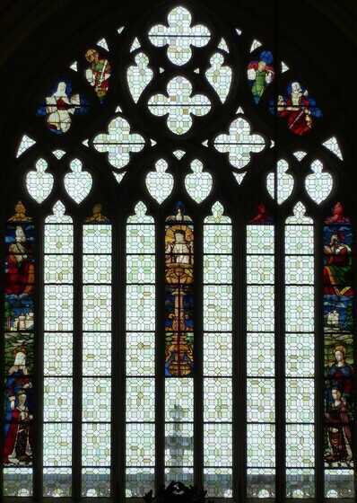 Ancienne verrière de la façade occidentale de la cathédrale Saint-Pierre-et-Saint-Paul