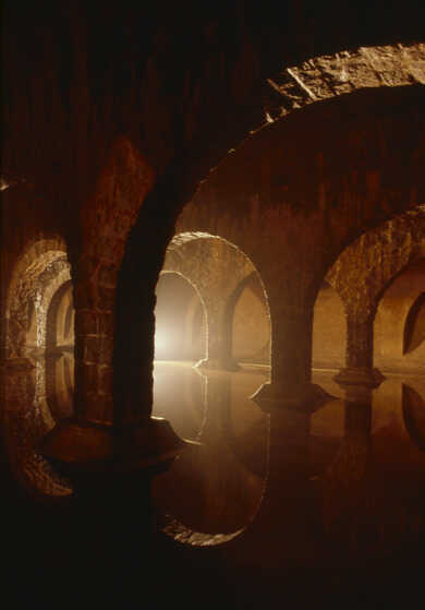 Intérieur du réservoir de la Contrie