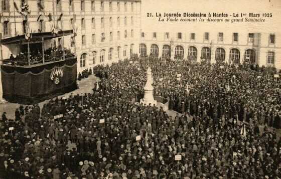 La « Journée Diocésaine » du 1er mars 1925 à Nantes
