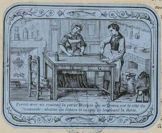 Marque de fabrique déposée en 1875 pour un nouveau système d’ouverture