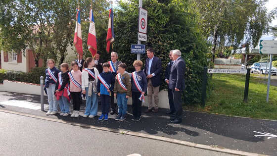 Hommage de la Ville de La Bernerie-en-Retz à Gilbert Burlot, le 13 mai 2025