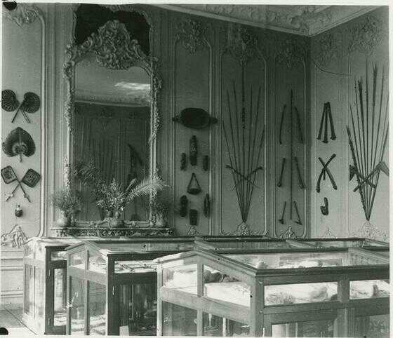 Une salle du musée colonial du Grand Blottereau