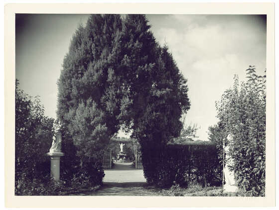 Jardin à la française du pensionnat de Notre-Dame-des-Anges