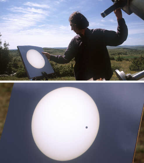 Passage de Vénus devant le Soleil, le 8 juin 2004.