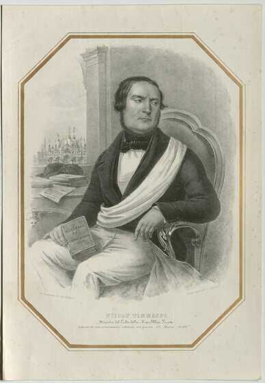 Niccolò Tommaseo, Ministre des Cultes de la République de Venise, libéré par ses citoyens très aimants le 17 mars 1848