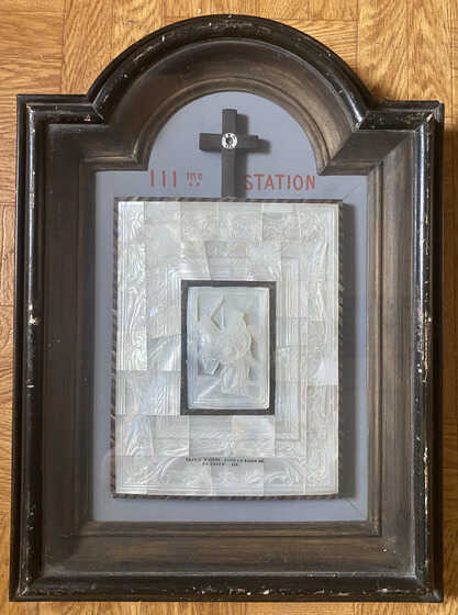 Station III du chemin de croix de la chapelle Garreau