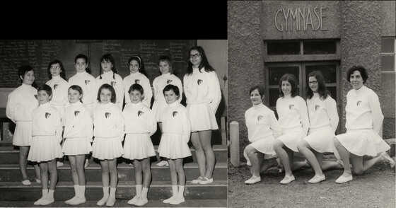 Gymnastes de Bonne Garde en tenue