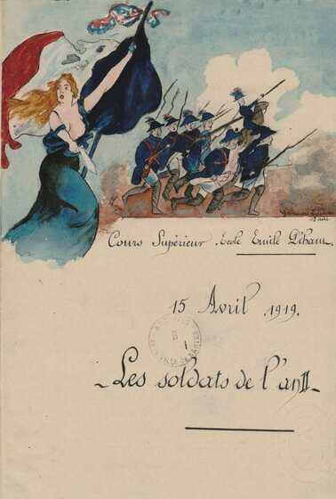 Dessin de Germaine Lidureau, 12 ans