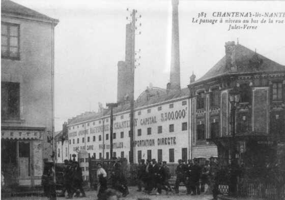Bâtiments en activité de la raffinerie de Chantenay