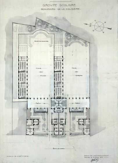 Plan de l’école François Dallet
