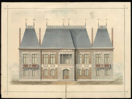 Projet de construction de la mairie de Chantenay