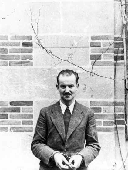 Maurice Barlier, après son arrestation, du réseau Nemrod