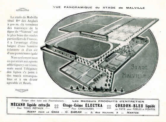 Brochure présentant le stade de Malville