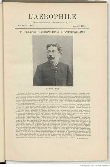 Portrait d'Edmond David