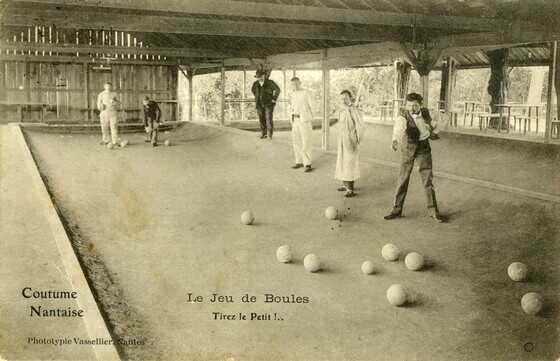 Une partie de boule nantaise