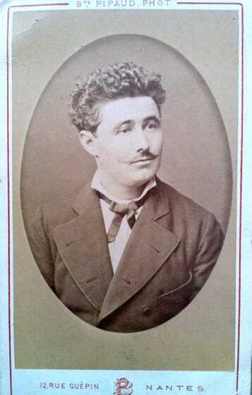 Portrait d’Alfred Laidet en 1878