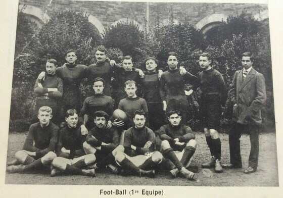 L’équipe de rugby du lycée Livet