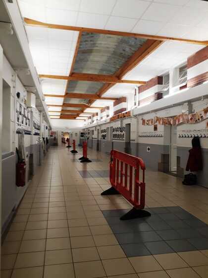Intérieur du bâtiment d’enseignement de l’école Ledru-Rollin