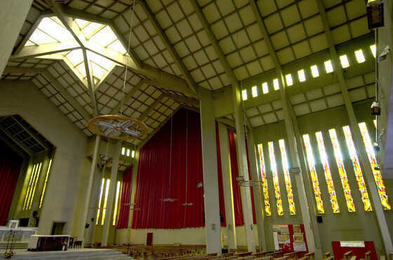 Intérieur de l'église Sainte-Madeleine