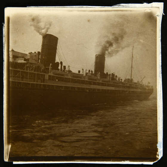 Le départ du transatlantique