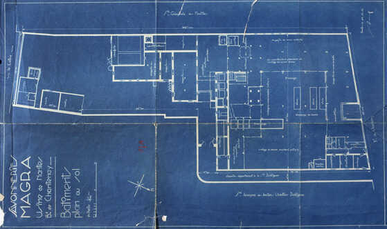 Plan au sol de la savonnerie Magra – Ancienne Savonnerie de la Loire