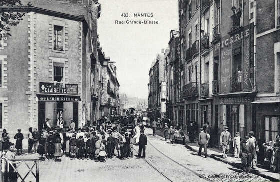 Rue de la Grande Biesse vers le pont de la Madeleine