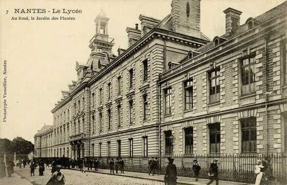 Le lycée Clemenceau vers 1900