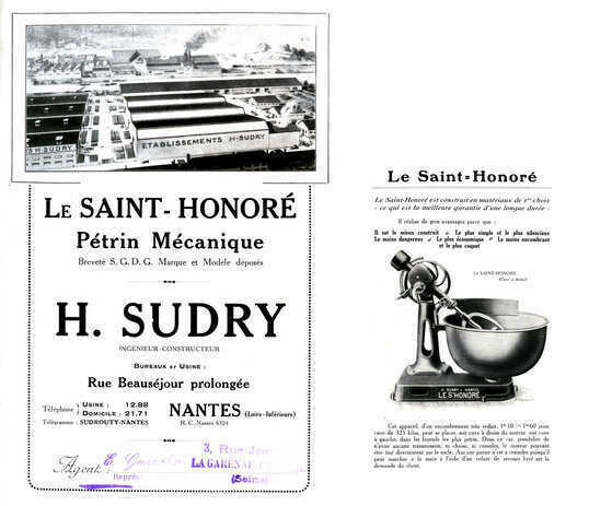 Dépliant publicitaire diffusé par l’entreprise Sudry pendant l’entre-deux-guerres