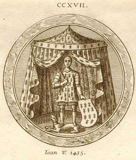 Sceau de Jean V, duc de Bretagne