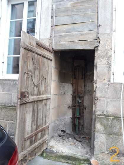 Puits de l’immeuble de la rue Saint-Jean