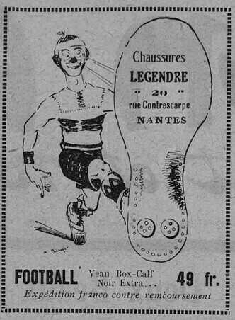 Publicité pour les chaussures Legendre