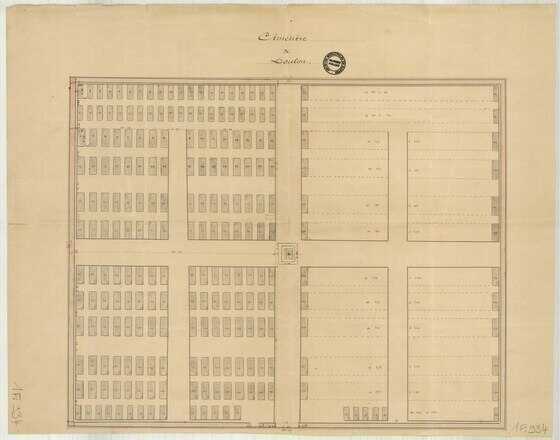 Plan du cimetière du Vieux Doulon