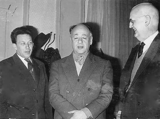 Jean Guichard, Eugène Ionesco et Pierre-Aimé Touchard (1962)