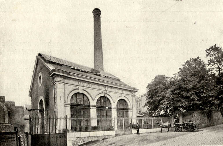 Usine électrique Sully, extrait de la monographie des établissements de la Compagnie générale d'électricité