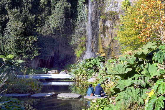 Jardin extraordinaire de l'ancienne carrière Misery