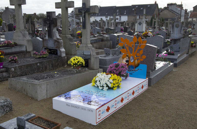Tombe de Serge Danot, cimetière de la Bouteillerie