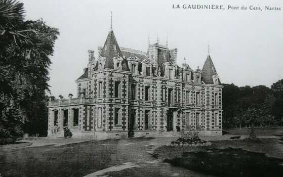 Château de la Gaudinière vers 1900