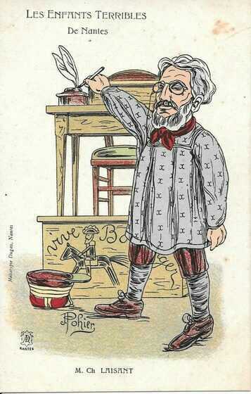 Caricature de Charles-Ange Laisant