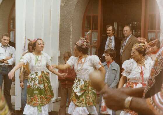Représentation du groupe folklorique créé par l’association des Antillais et Guyanais de Loire-Atlantique