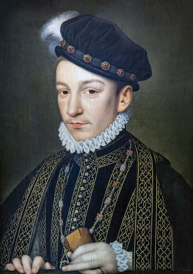 Portrait de Charles IX par François Clouet vers 1565