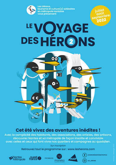 Affiche de l'édition 2022 du Voyage des Hérons