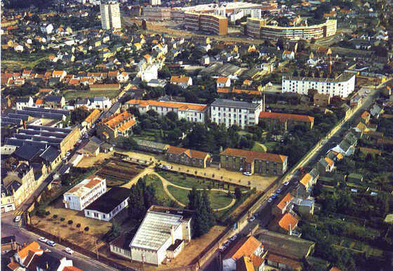 Vue aérienne de l’hôpital Laënnec