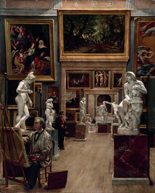 Huile sur toile, <i>L’ancien musée de Feltre à Nantes</i>