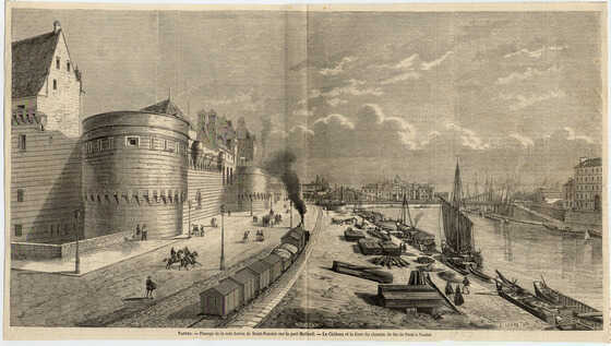 Passage de la voie ferrée sur le Port-Maillard